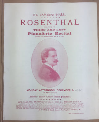 [Pianists and Violinists] [Opera & Theatre] Sauer, Emil von. (1862–1942) & Paderewski, Ignace Jan. (1860–1941) & Menter, Sophie. (1846–1918) & Stojowski, Zygmunt. (1870–1946) & Gabrilowitsch, Ossip. (1878–1936) & Rosenthal, Moriz. (1862–1946) & Janotha, N