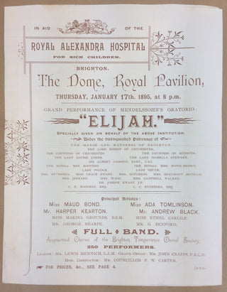 [Pianists and Violinists] [Opera & Theatre] Sauer, Emil von. (1862–1942) & Paderewski, Ignace Jan. (1860–1941) & Menter, Sophie. (1846–1918) & Stojowski, Zygmunt. (1870–1946) & Gabrilowitsch, Ossip. (1878–1936) & Rosenthal, Moriz. (1862–1946) & Janotha, N