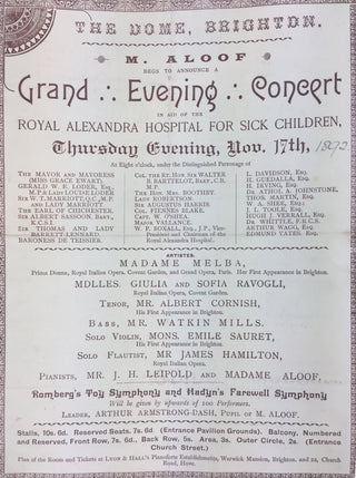 [Pianists and Violinists] [Opera & Theatre] Sauer, Emil von. (1862–1942) & Paderewski, Ignace Jan. (1860–1941) & Menter, Sophie. (1846–1918) & Stojowski, Zygmunt. (1870–1946) & Gabrilowitsch, Ossip. (1878–1936) & Rosenthal, Moriz. (1862–1946) & Janotha, N