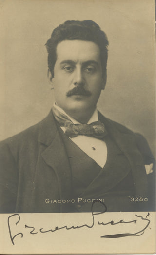 Puccini, Giacomo. (1858–1924) Signed Photograph