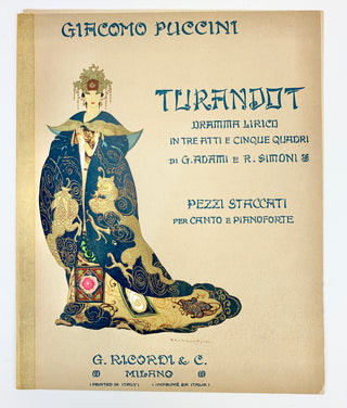 Puccini, Giacomo. (1858–1924) [Farrar, Geraldine. (1882–1967)] Turandot, "Tu che di gel sei cinta" - From the Collection of Geraldine Farrar