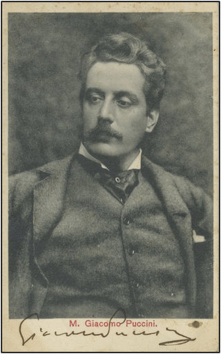 Puccini, Giacomo. (1858–1924) Signed Photograph