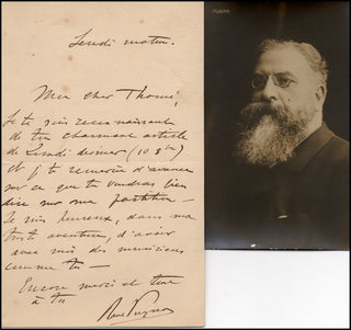 Pugno, Raoul. (1852-1914)  Autograph Letter