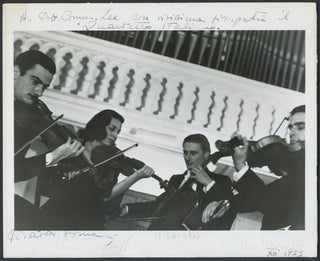 Quartetto Italiano. (1945–1980) Signed Photograph