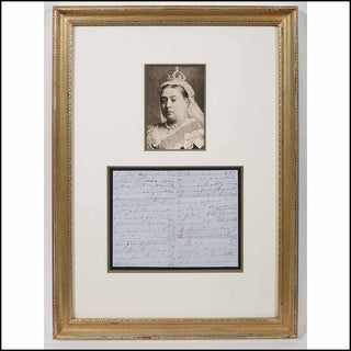 Queen Victoria. (1819–1901) Autograph Letter hiring a footman