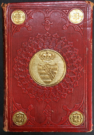 [Queen Victoria. (1819–1901)] Adelaide of Saxe-Meiningen. (1792–1849) Almanach de Gotha pour l'année 1837 - INSCRIBED PRESENTATION COPY FROM THE DOWAGER, QUEEN ADELAIDE TO QUEEN VICTORIA TWO WEEKS AFTER HER SUCCESSION TO THE THRONE