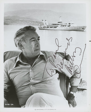 Quinn, Anthony. (1915–2001) "The Greek Tycoon" - Signed Promotional Photograph