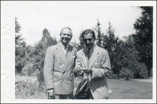 [Rabin, Michael. (1936–1972)] Original Snapshot of Francescatti and Galamian, by Michael Rabin