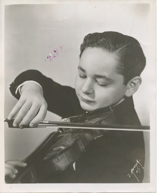 Rabin, Michael. (1936–1972) 1952 Portrait Photograph