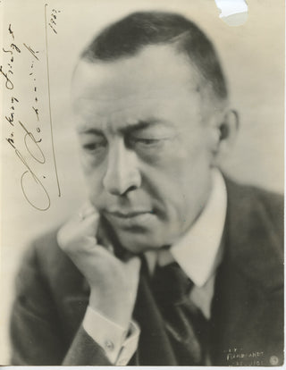 Rachmaninoff, Sergei. (1873–1943) Signed Photograph