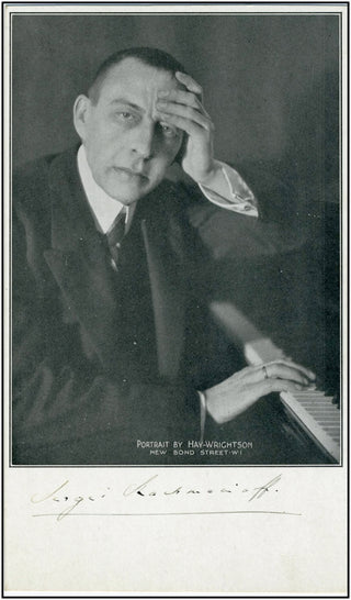 Rachmaninoff, Sergei. (1873–1943) Signed Photograph