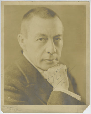 Rachmaninoff, Sergei. (1873–1943) Signed Photograph