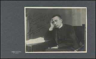 Rachmaninoff, Sergei. (1873–1943) Signed Early Photograph