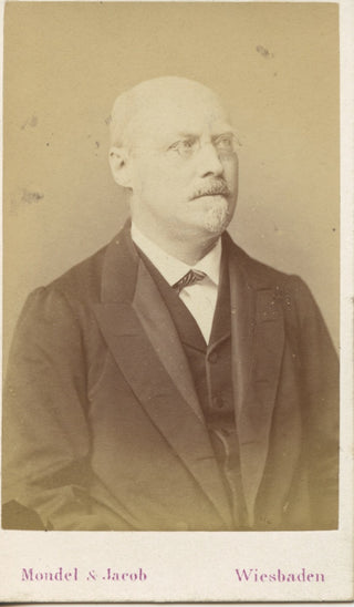 Raff, Joachim. (1822 - 1882) Carte de Visite Portrait Photograph