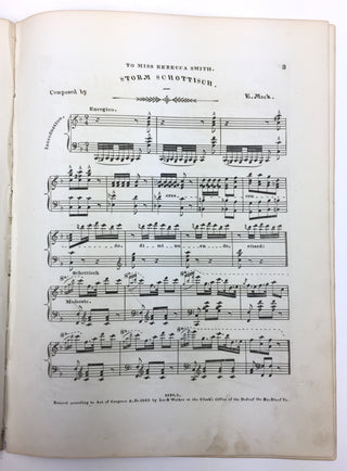 [Rainbow] Kleber, Henry. "The Rainbow Schottisch" and "Storm Schottisch" - Sheet Music