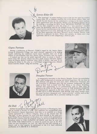 [A Raisin in the Sun] "A Raisin in the Sun" – Signed Souvenir Program