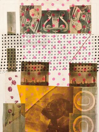 [Cage, John. (1912–1992)] Rauschenberg, Robert. (1925–2008) "Cage" - Color Screenprint with Collage on Paper