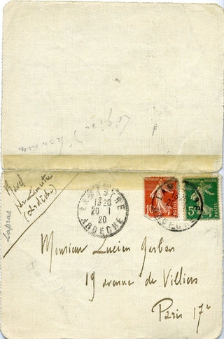 Ravel, Maurice. (1875-1937) Important Autograph Letters and Telegram about his Rejection of the Legion of Honor