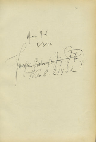 Ravel, Maurice. (1875–1937) Autograph Signature