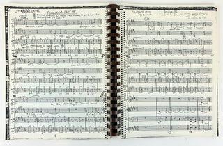 Reich, Steve. (b. 1936) "Tehillim" - Pre-Publication Annotated Score Signed to NY PHIL Assistant Conductor