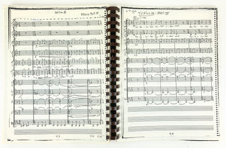 Reich, Steve. (b. 1936) "Tehillim" - Pre-Publication Annotated Score Signed to NY PHIL Assistant Conductor