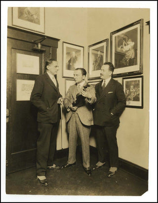 [Stradivari, Antonio. (1644 - 1737)] Reiner, Fritz. (1888-1963) Original Photograph of Reiner holding the Betts Strad