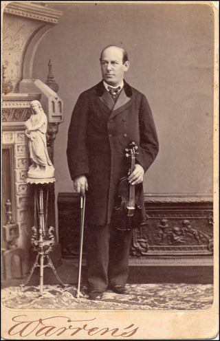 Remenyi, Edouard. (1828-1898) Signed Cabinet Photograph