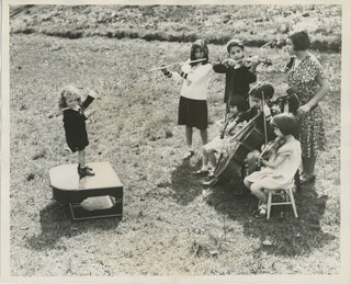 Ricci, Ruggiero. (1918–2012) Original Photograph at age 10