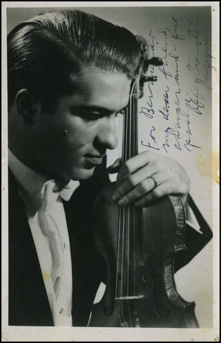 Ricci, Ruggiero. (1918–2012) Signed Photograph