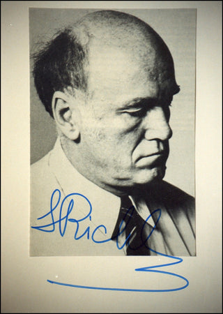 Richter, Sviatoslav. (1915–1997)  Signed Photograph