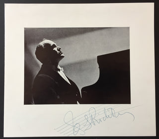 Richter, Sviatoslav. (1915–1997) Signed Photograph in Concert Program