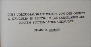 Rilke, Rainer Maria. (1875 - 1926) Sonette an Orpheus