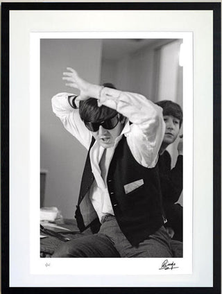 [Beatles] Starr, Ringo. (b. 1940)  Original Ringo Photograph of McCartney and Lennon