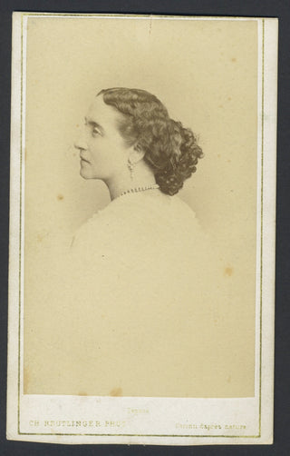 Ristori, Adelaide. (1822–1906) Signed CDV Photograph