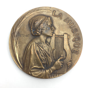 [Music] Rivet, Adolphe. (1855–1925) Portrait Medal