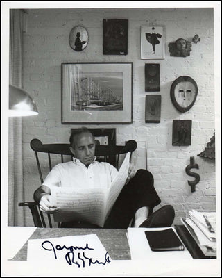 [Dance] Robbins, Jerome. (1918-1998) Signed Cartier-Bresson Photograph