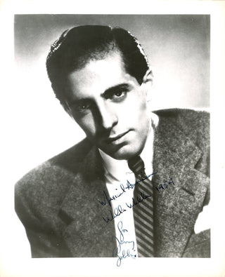 Robbins, Jerome. (1918–1998) Early Signed Photograph