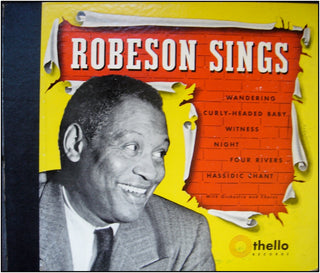 Robeson, Paul. (1898-1976) Signed Album: Robeson Sings