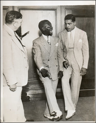 Robinson, Bill "Bojangles." (1878–1949) & Louis, Joe. (1914–1981) Original Photograph