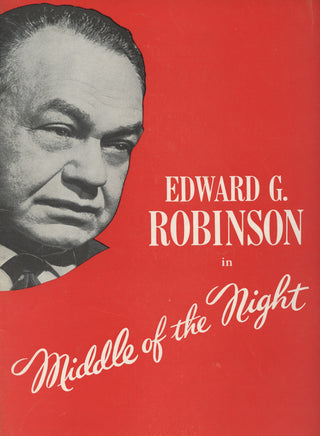 Robinson, Edward. G. (1893–1973) & Logan, Joshua. (1908–1988) & Freeman, Mona. (1926–2014) "Middle of the Night" – Signed Souvenir Program