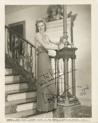 Rogers, Ginger. (1911–1995) "Bachelor Mother"—Signed photograph