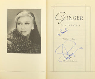 Rogers, Ginger. (1911–1995) Ginger: My Story - SIGNED