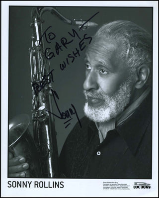 [Jazz &amp; Song] Rollins, Sonny. (b. 1930) Signed Photograph