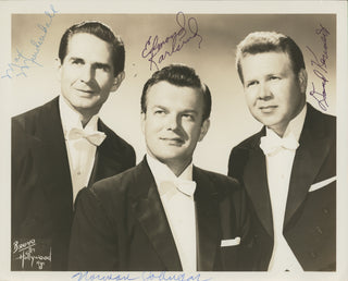 Rondoliers Trio Signed Photograph