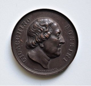 Rossini, Gioacchino. (1792–1868) Portrait Medal