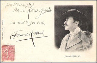 [Literature &amp; Art] Rostand, Edmond. (1868 - 1918) Signed Photograph