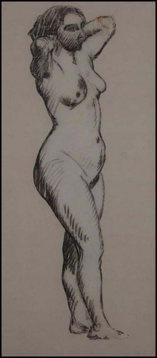 [Visual Arts] Rouault, Georges. (1871 - 1958) Nude - Original Drawing