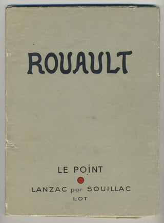 Rouault, Georges. (1871–1958) ROUAULT - XXVI-XXVII - Inscribed Presentation Copy with Laid-in Original Drawing