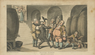 [Rowlandson, Thomas. (1756–1827) & Combe, William. (1742–1823)] Four Prints from "The Tours of Dr. Syntax"