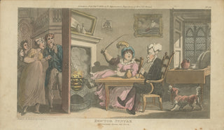 [Rowlandson, Thomas. (1756–1827) & Combe, William. (1742–1823)] Four Prints from "The Tours of Dr. Syntax"